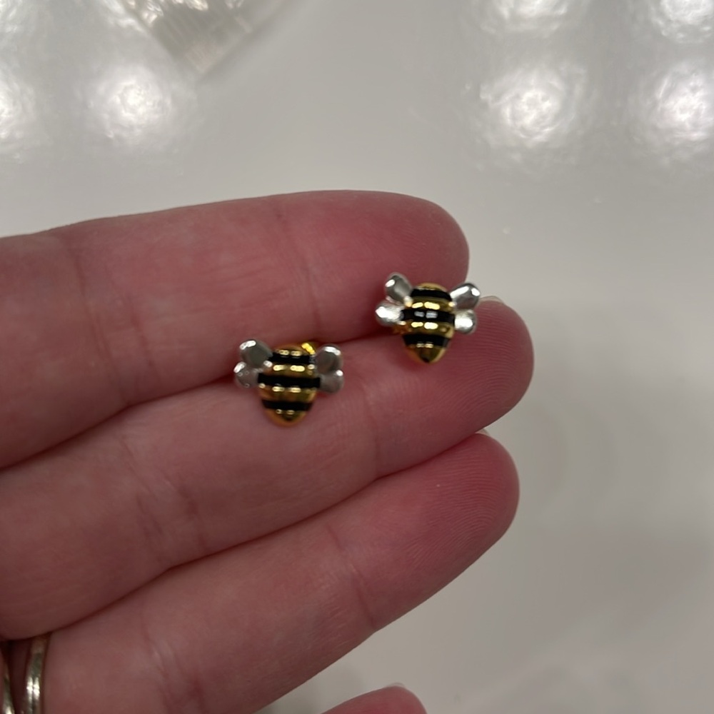 Honey Bee Stud Earrings